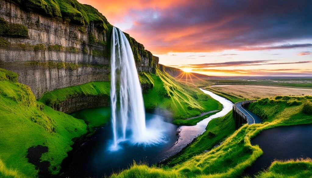 Seljalandsfoss waterfall