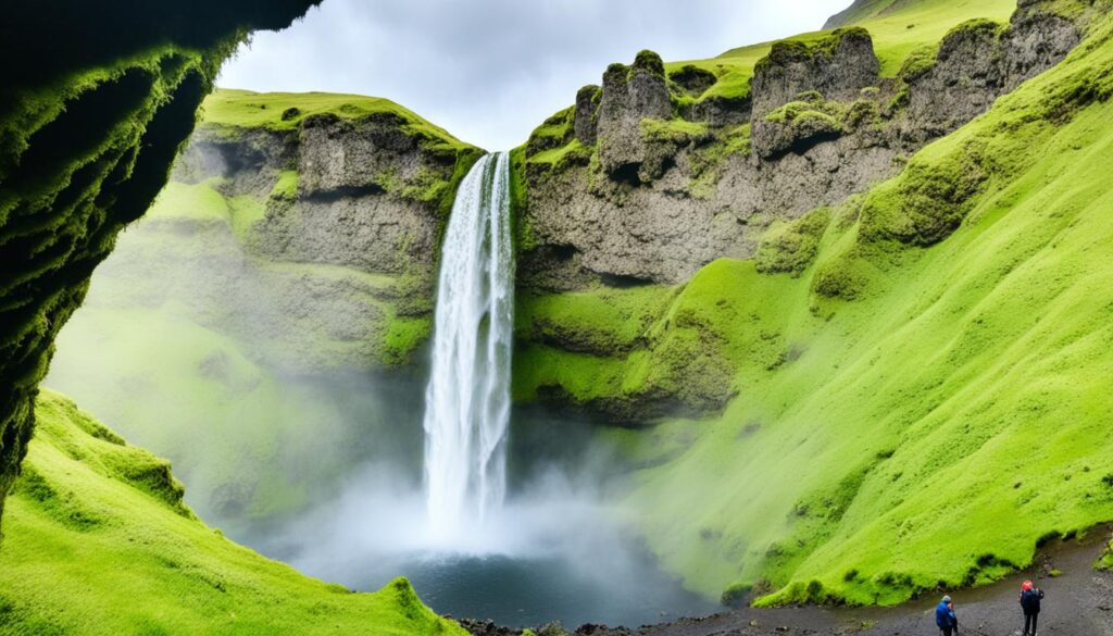 Seljalandsfoss waterfall hike