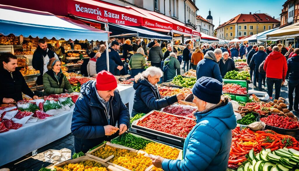 Serbian food markets in Kragujevac Serbian food markets in Kragujevac