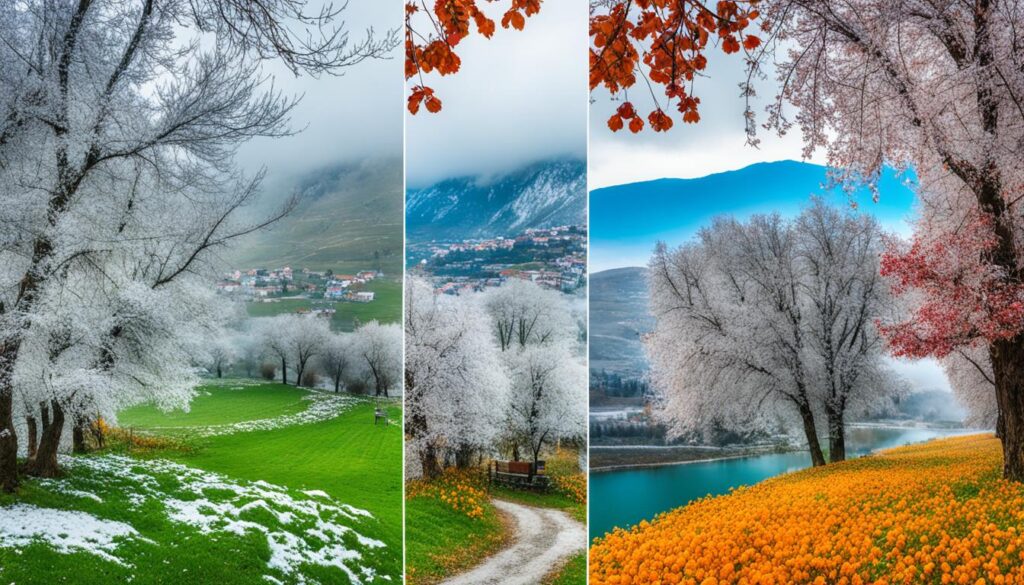 Shkoder Weather Seasons