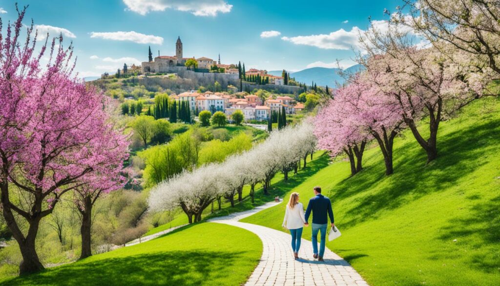Shkoder in Spring: Blooming Beauty and Mild Temperatures Shkoder in Spring: Blooming Beauty and Mild Temperatures