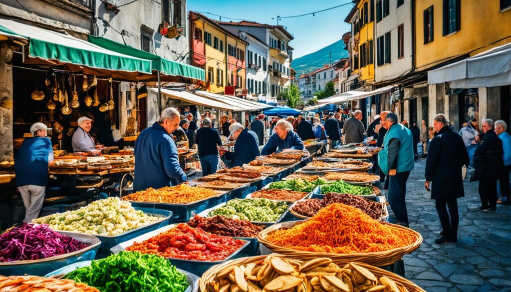 Shkoder street food