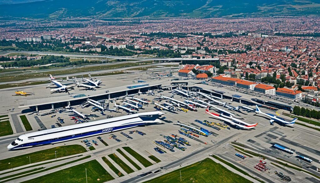 Skopje airport transportation Skopje airport transportation