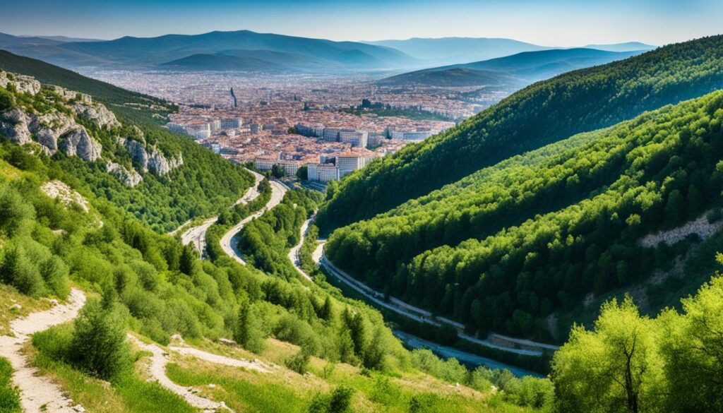 Skopje hiking trails near the city Skopje hiking trails near the city
