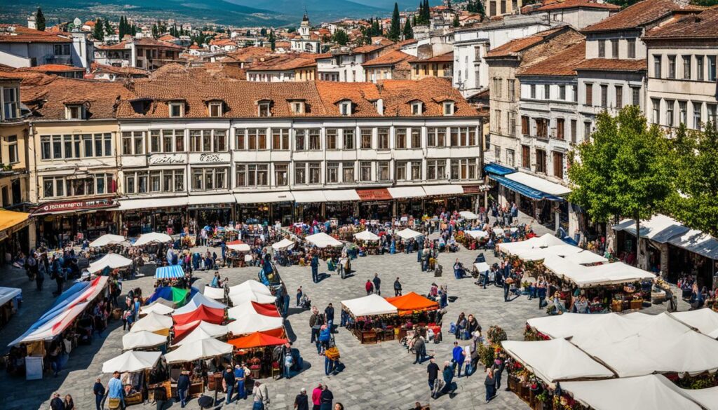 Skopje historic bazaar Skopje historic bazaar
