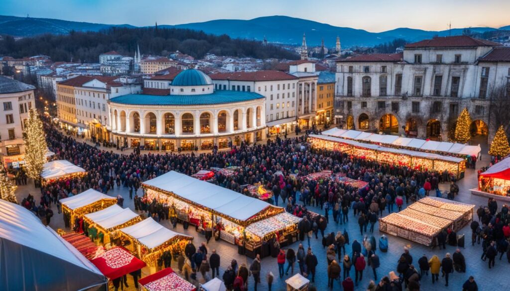 Skopje holiday markets