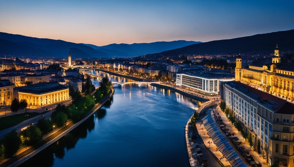 Skopje hotels along the Vardar River Skopje hotels along the Vardar River