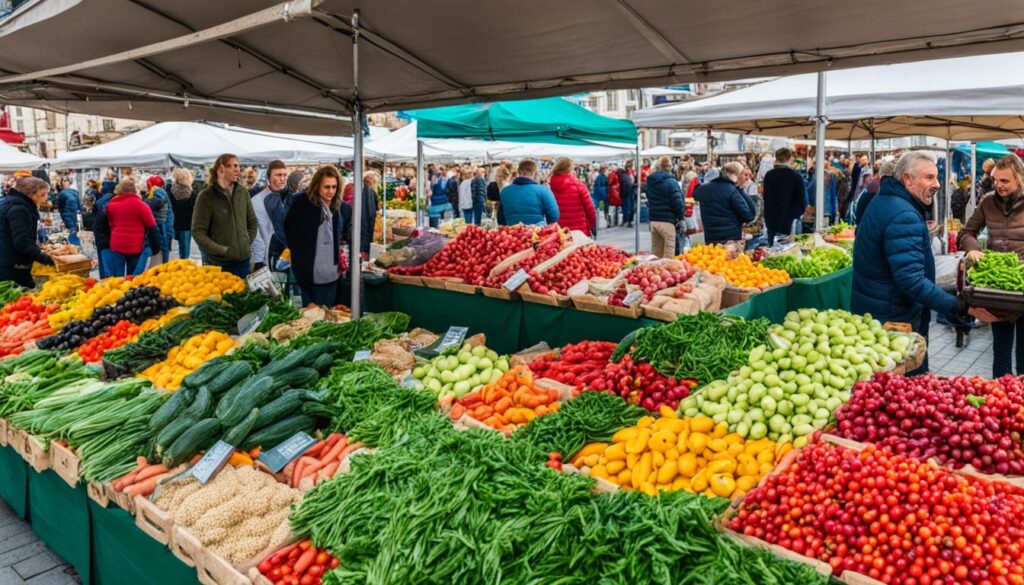 Skopje local markets