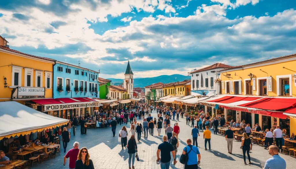 Stroll Through the Pedonale, Shkoder's Vibrant Pedestrian Street Stroll Through the Pedonale, Shkoder's Vibrant Pedestrian Street
