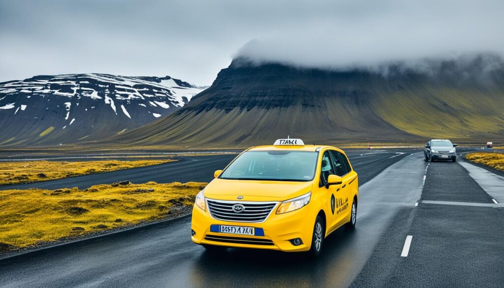 Taxi from Keflavik Airport to Reykjavik