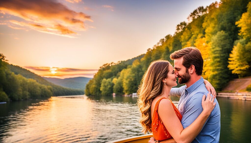 Tennessee River romantic getaway