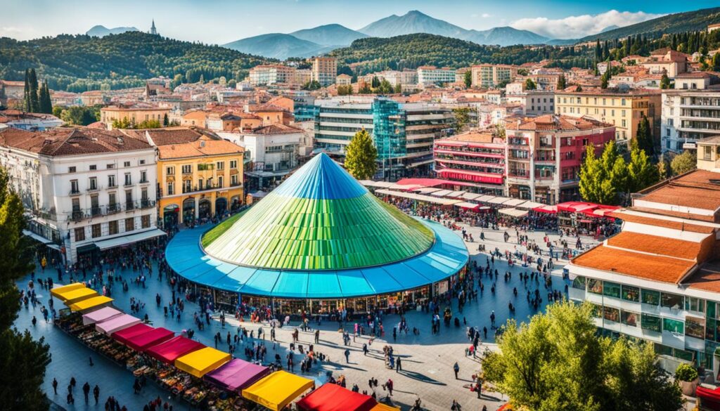 Tirana Shopping Scene Tirana Shopping Scene
