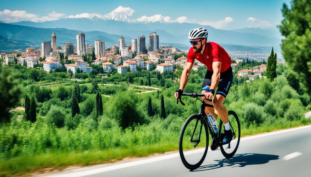 Tirana cycling routes