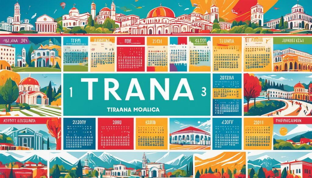 Tirana events calendar