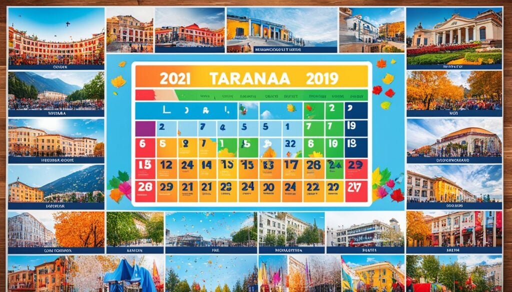 Tirana events calendar