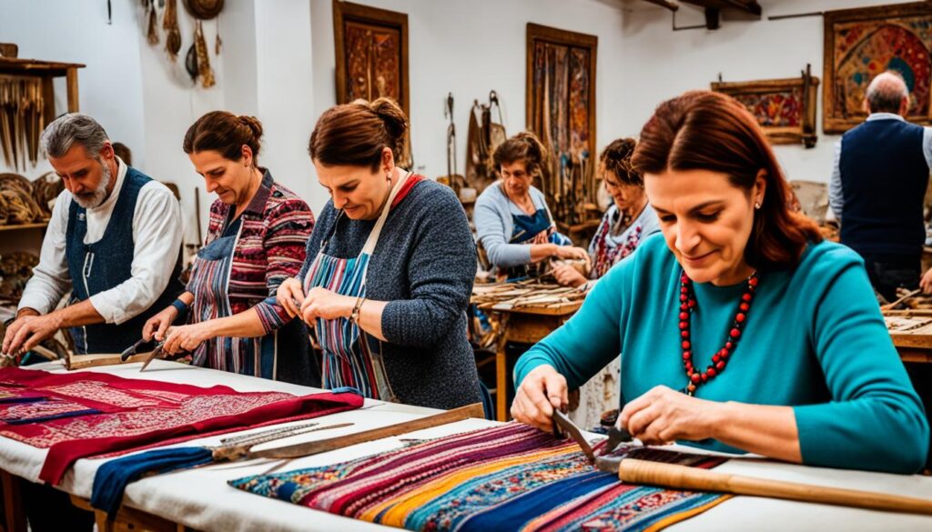 Tirana traditional crafts workshops