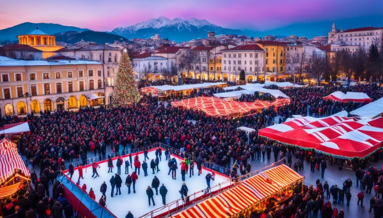 Tirana winter festivals and Christmas markets
