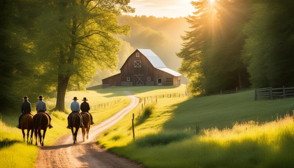 Top horseback riding spots in Amish Country