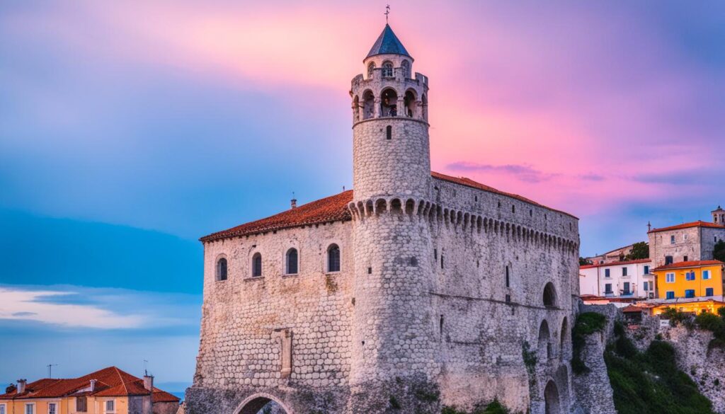 Tower of Balsica in Ulcinj Old Town Tower of Balsica in Ulcinj Old Town