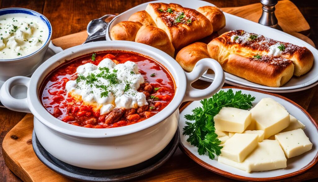 Traditional Bosnian dish Traditional Bosnian dish