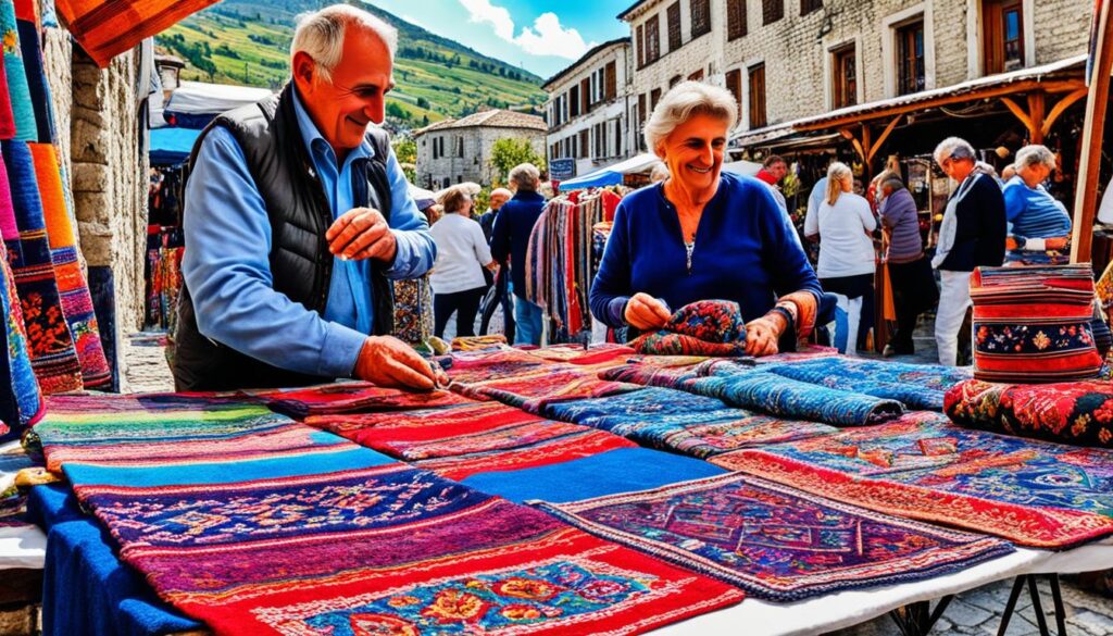 Traditional Crafts Market in Gjirokaster Traditional Crafts Market in Gjirokaster