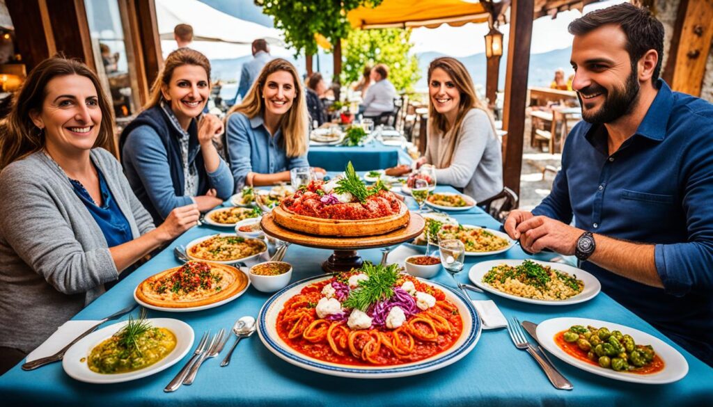 Traditional Ohrid dishes Traditional Ohrid dishes