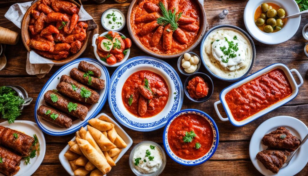 Traditional Serbian dishes Traditional Serbian dishes