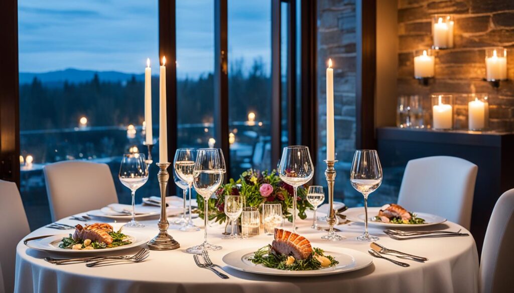 Traverse City romantic dining options