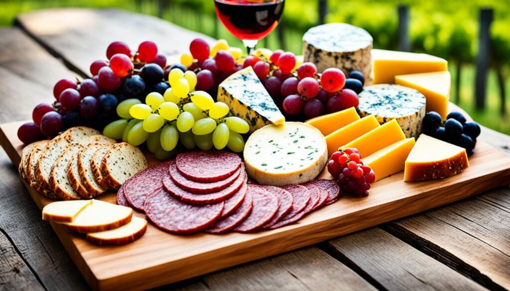 Traverse City wine tasting food pairings