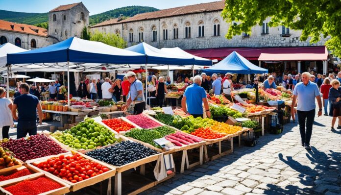 Trebinje market shopping