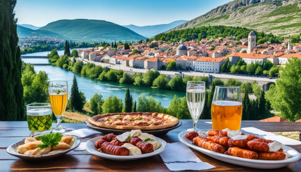 Trebinje traditional Bosnian cuisine