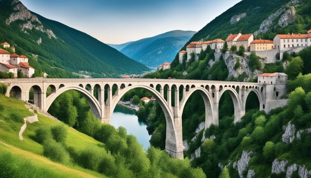 UNESCO World Heritage Site Arslanagić Bridge