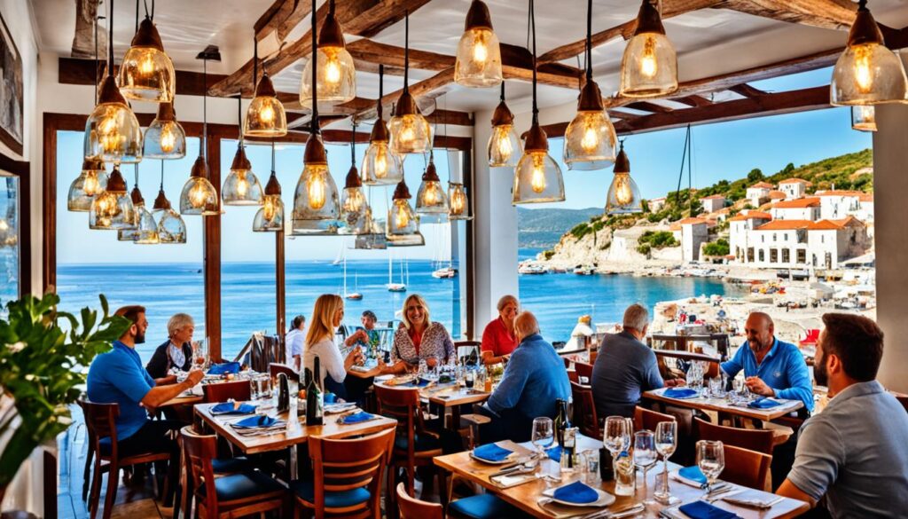 Ulcinj seafood dining options