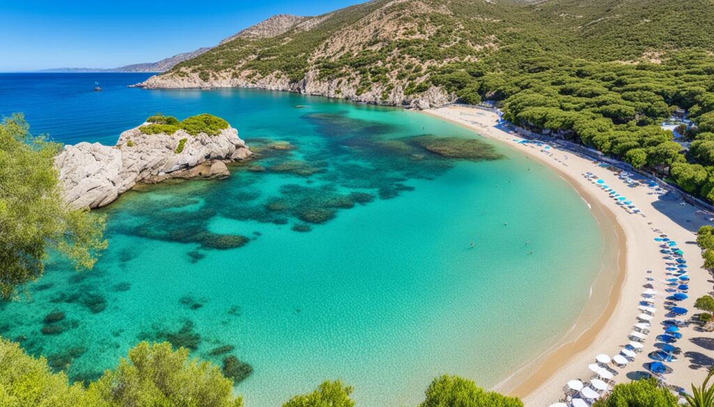 Valdanos Bay beach Valdanos Bay beach
