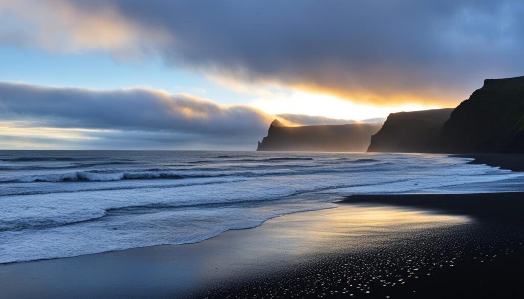 Vik, Iceland Midnight Sun Vik, Iceland Midnight Sun