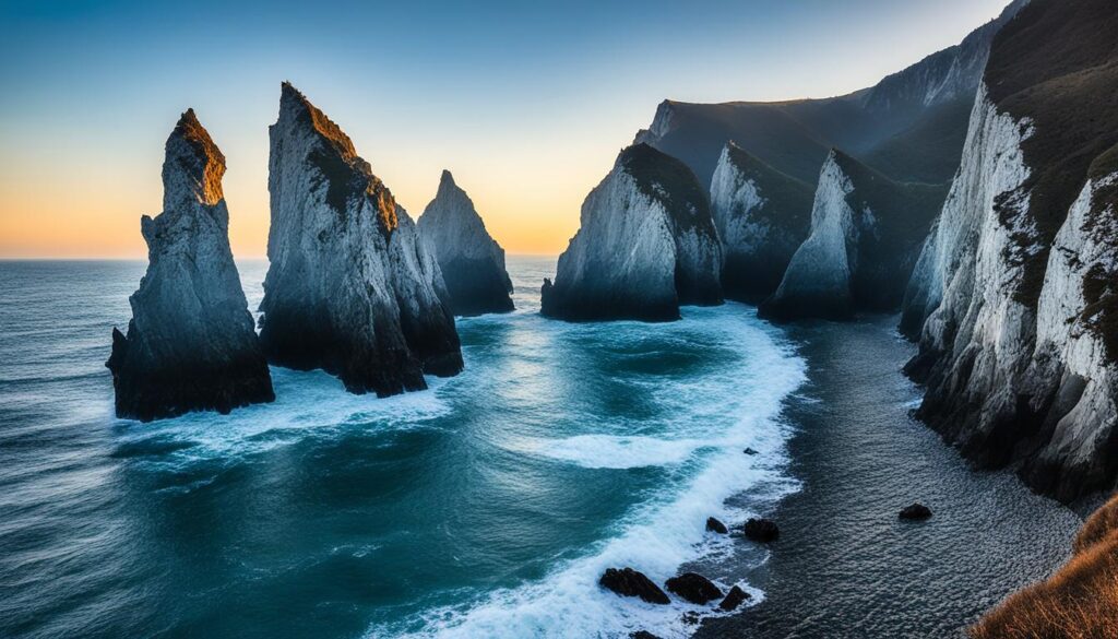 Vik Reynisdrangar sea stacks Vik Reynisdrangar sea stacks