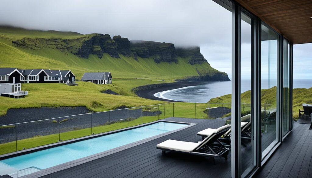 Vik black sand accommodation