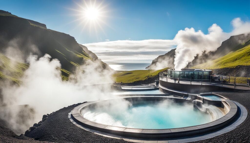 Vik hot springs Vik hot springs