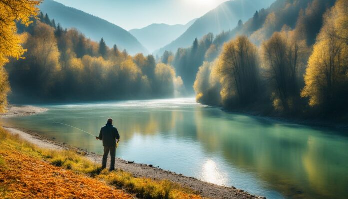 Vrbas river fishing