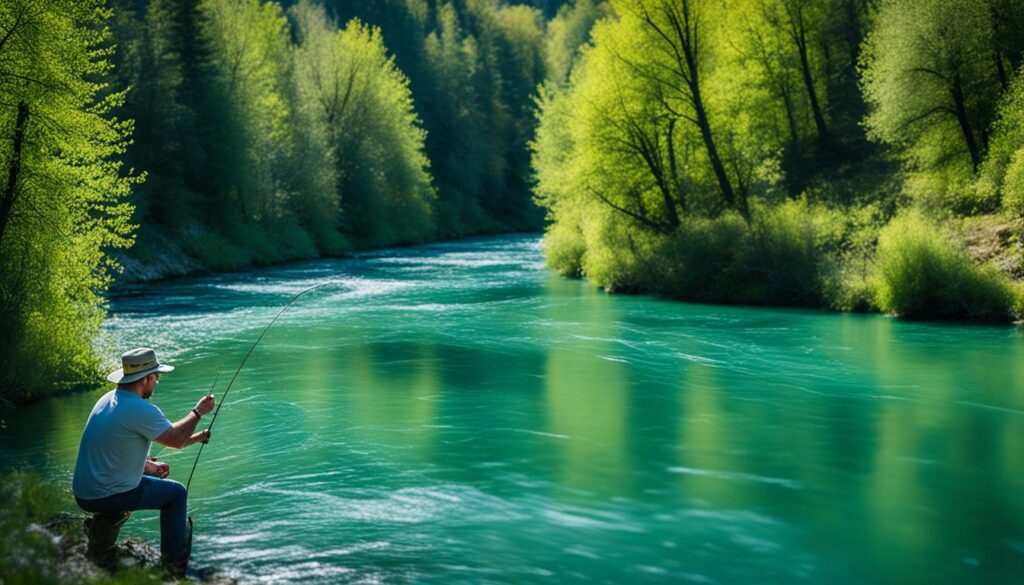 Vrbas river fishing techniques