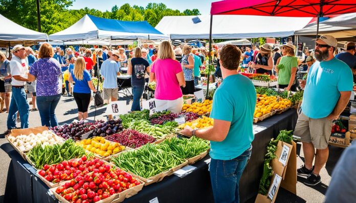 Weekend farmers markets and local shopping in Chattanooga