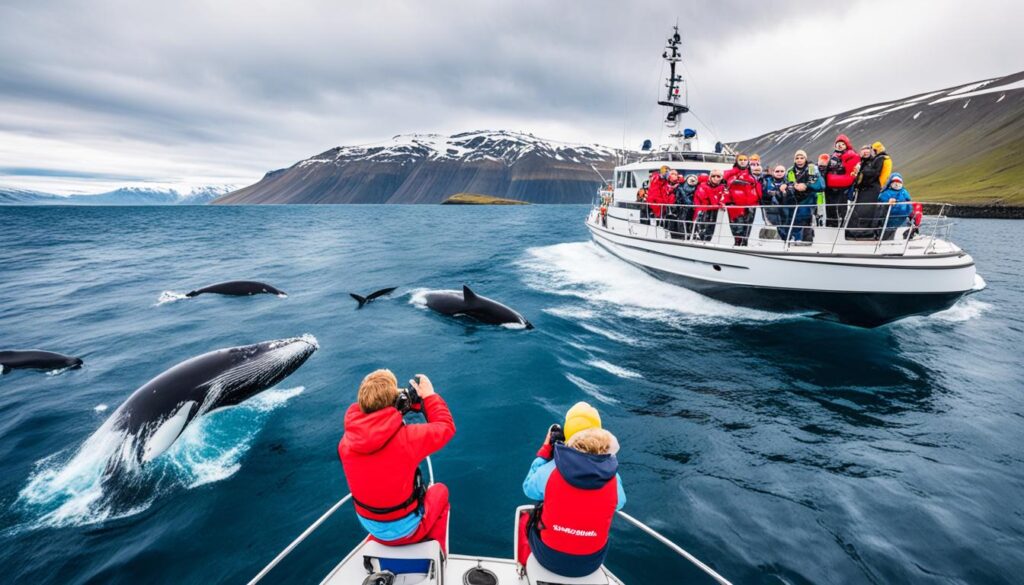 Whale watching in Husavik Whale watching in Husavik