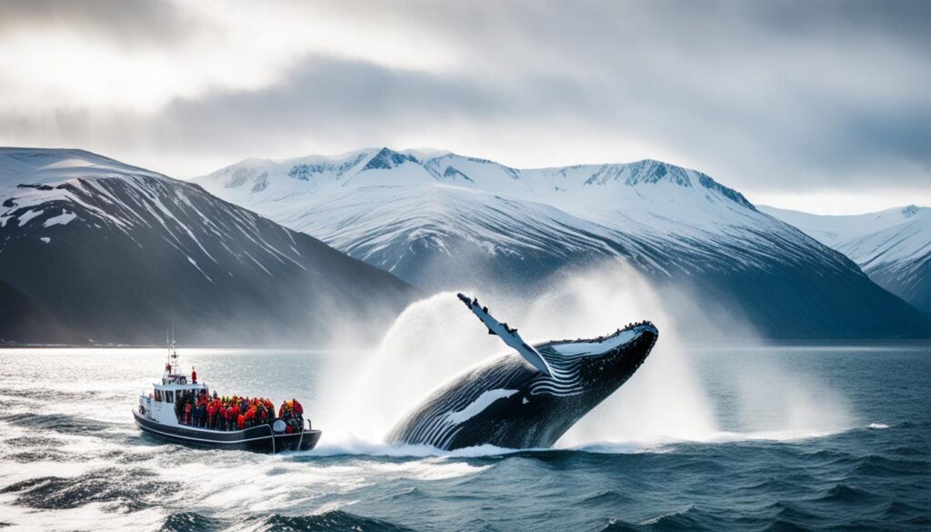 Whale watching in Husavik Whale watching in Husavik