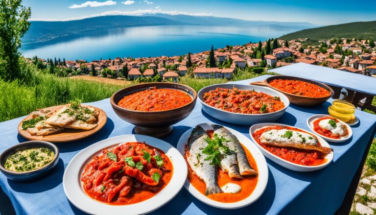What are the must-try local dishes in Ohrid restaurants?