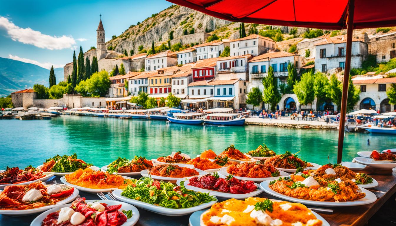 What unique local dishes and Albanian cuisine to try in Shkoder restaurants?