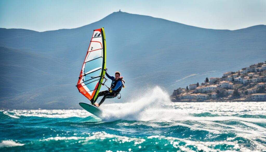 Windsurfing in Saranda Windsurfing in Saranda