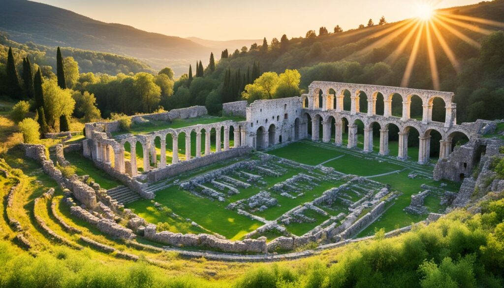 ancient ruins of Naissus ancient ruins of Naissus