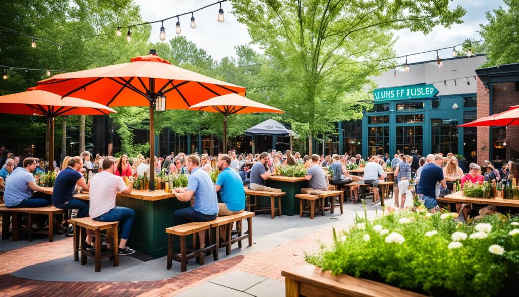 best beer gardens Raleigh