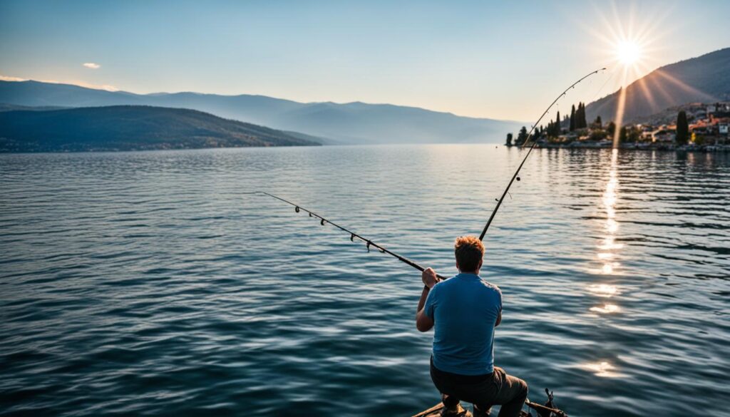 best fishing techniques for Lake Ohrid