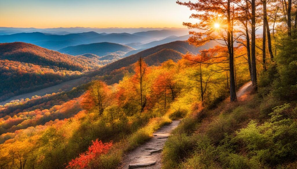 best time of year for hiking in Asheville